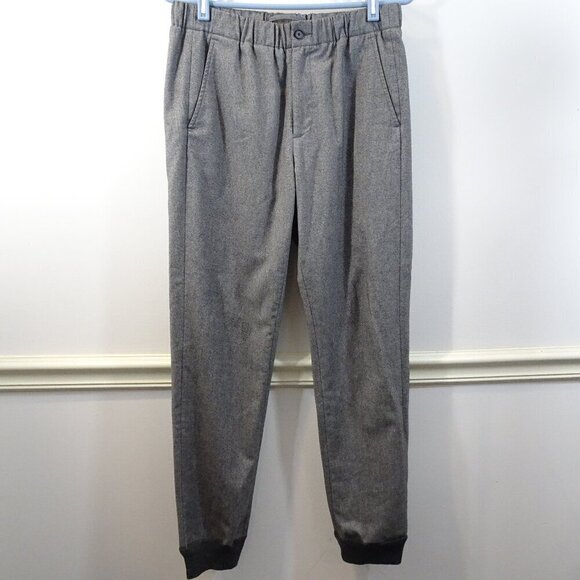Vince Men's Gray Drawstring Jogger Style Pants Casual Size 32 Slash Pockets - Picture 1 of 8